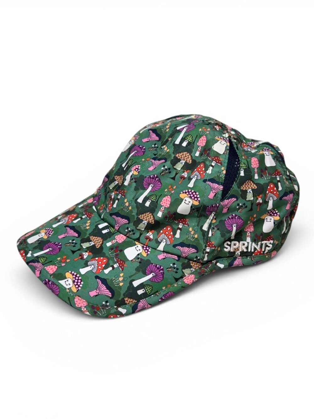 Sprints Mushroom Running Cap Womens Breathable Mesh Lightweight Adjustable OS